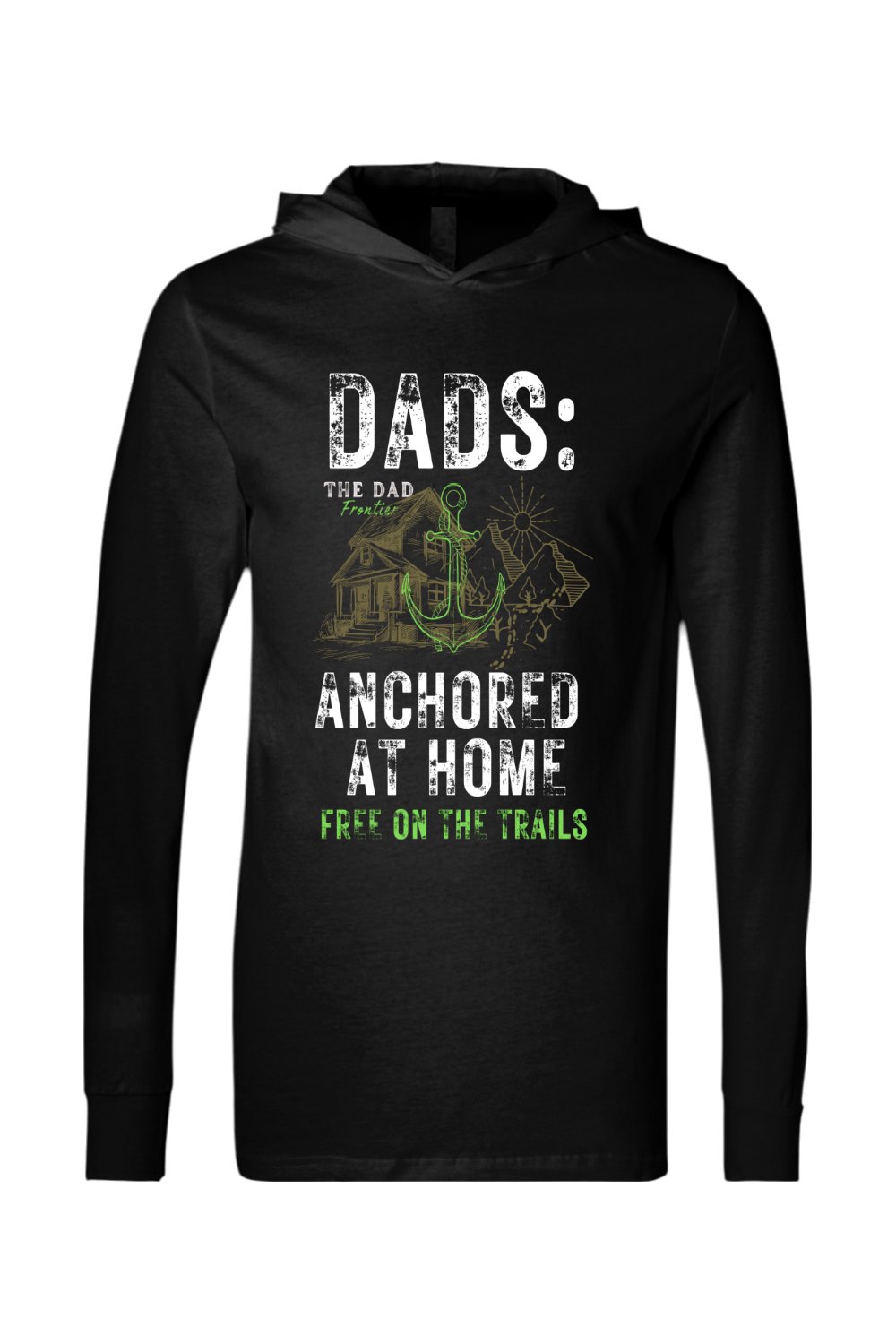 Anchored at Home Lightweight Hoodie - The Dad Frontier