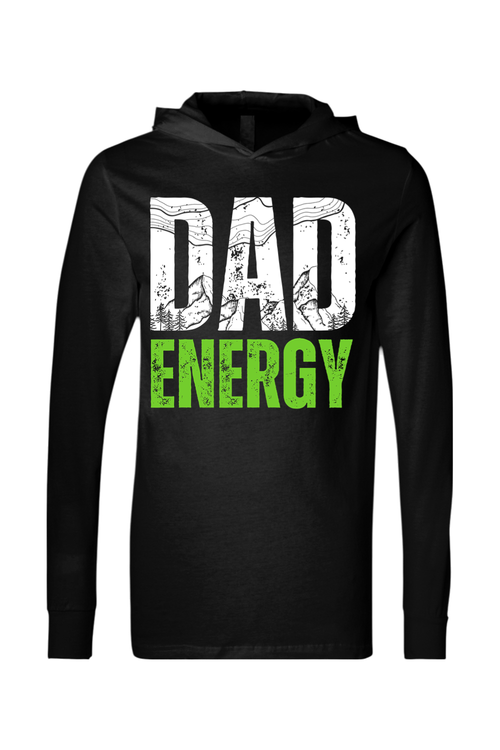 Dad Energy Lightweight Hoodie - The Dad Frontier