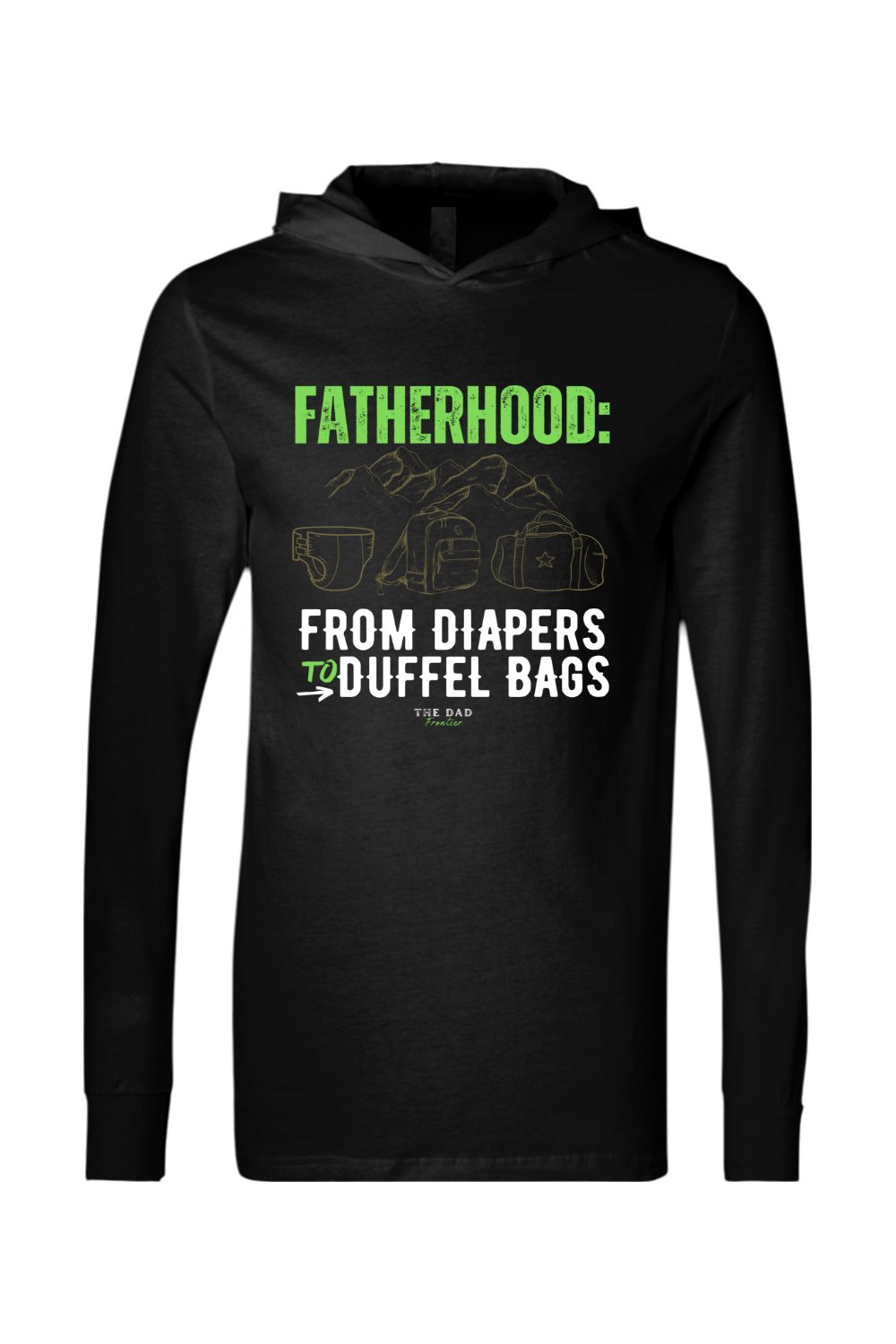 Fatherhood V2 Lightweight Hoodie - The Dad Frontier