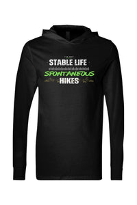 Thumbnail for Stable Life Spontaneous Hikes Lightweight Hoodie - The Dad Frontier