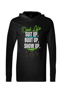 Thumbnail for Suit Up, Boot Up, Show Up Lightweight Hoodie - The Dad Frontier