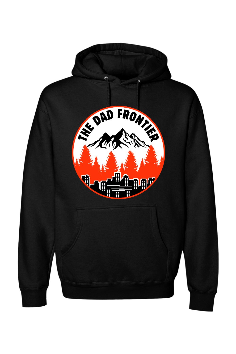 The Dad Frontier Hoodie - Orange - The Dad Frontier