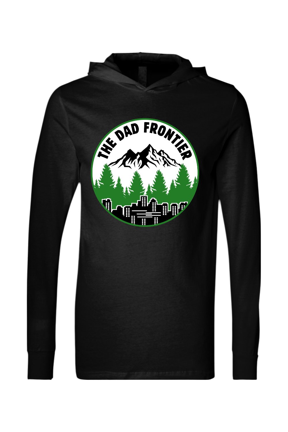 The Dad Frontier Lightweight Hoodie - Green - The Dad Frontier