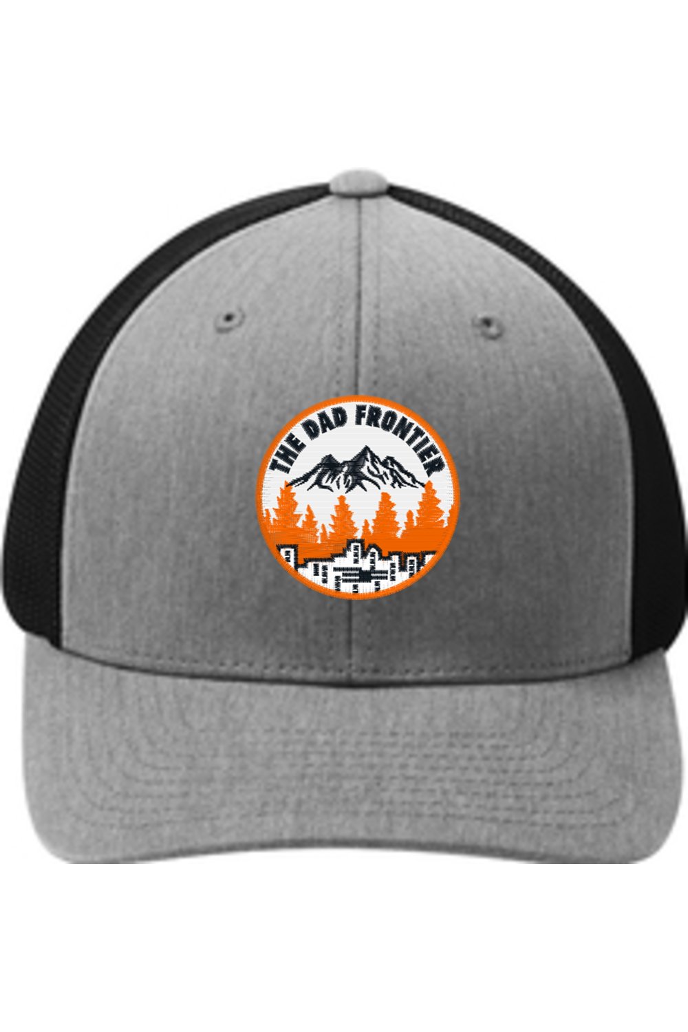 The Dad Frontier Trucker Cap - Orange - The Dad Frontier