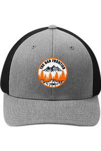 Thumbnail for The Dad Frontier Trucker Cap - Orange - The Dad Frontier