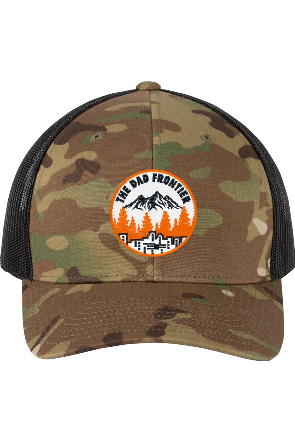 The Dad Frontier Trucker Cap - Orange - The Dad Frontier