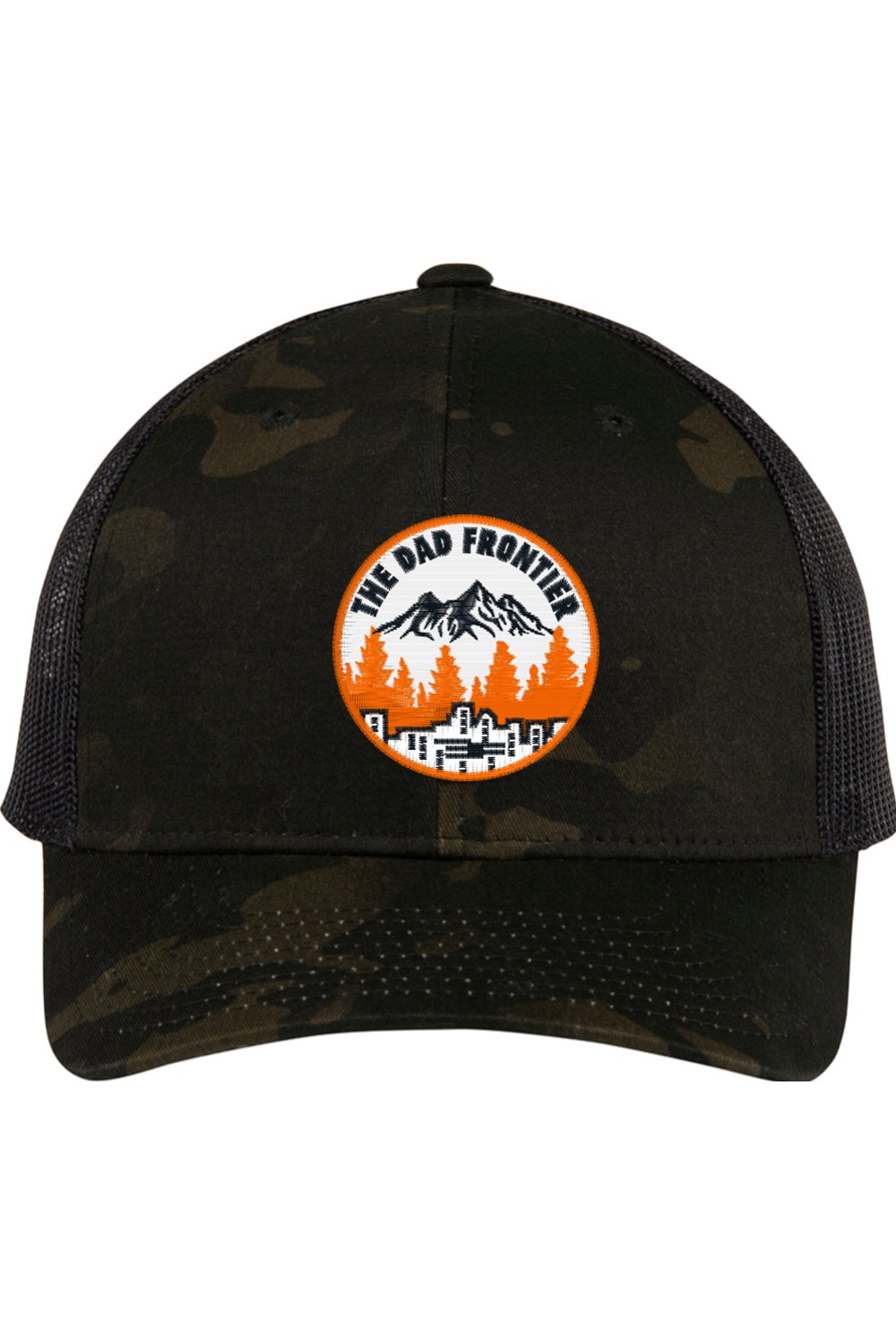 The Dad Frontier Trucker Cap - Orange - The Dad Frontier