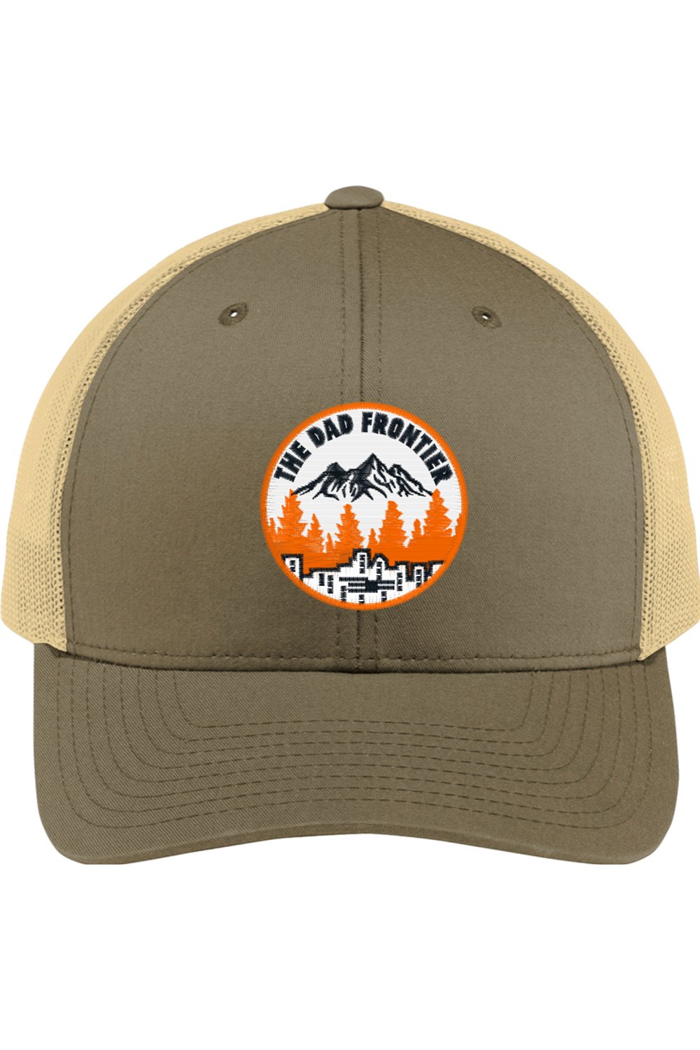 The Dad Frontier Trucker Cap - Orange - The Dad Frontier