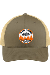 Thumbnail for The Dad Frontier Trucker Cap - Orange - The Dad Frontier