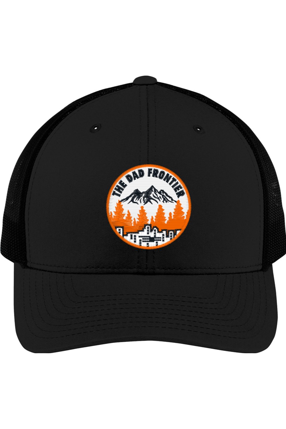 The Dad Frontier Trucker Cap - Orange - The Dad Frontier