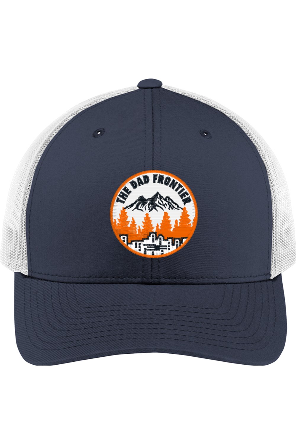 The Dad Frontier Trucker Cap - Orange - The Dad Frontier