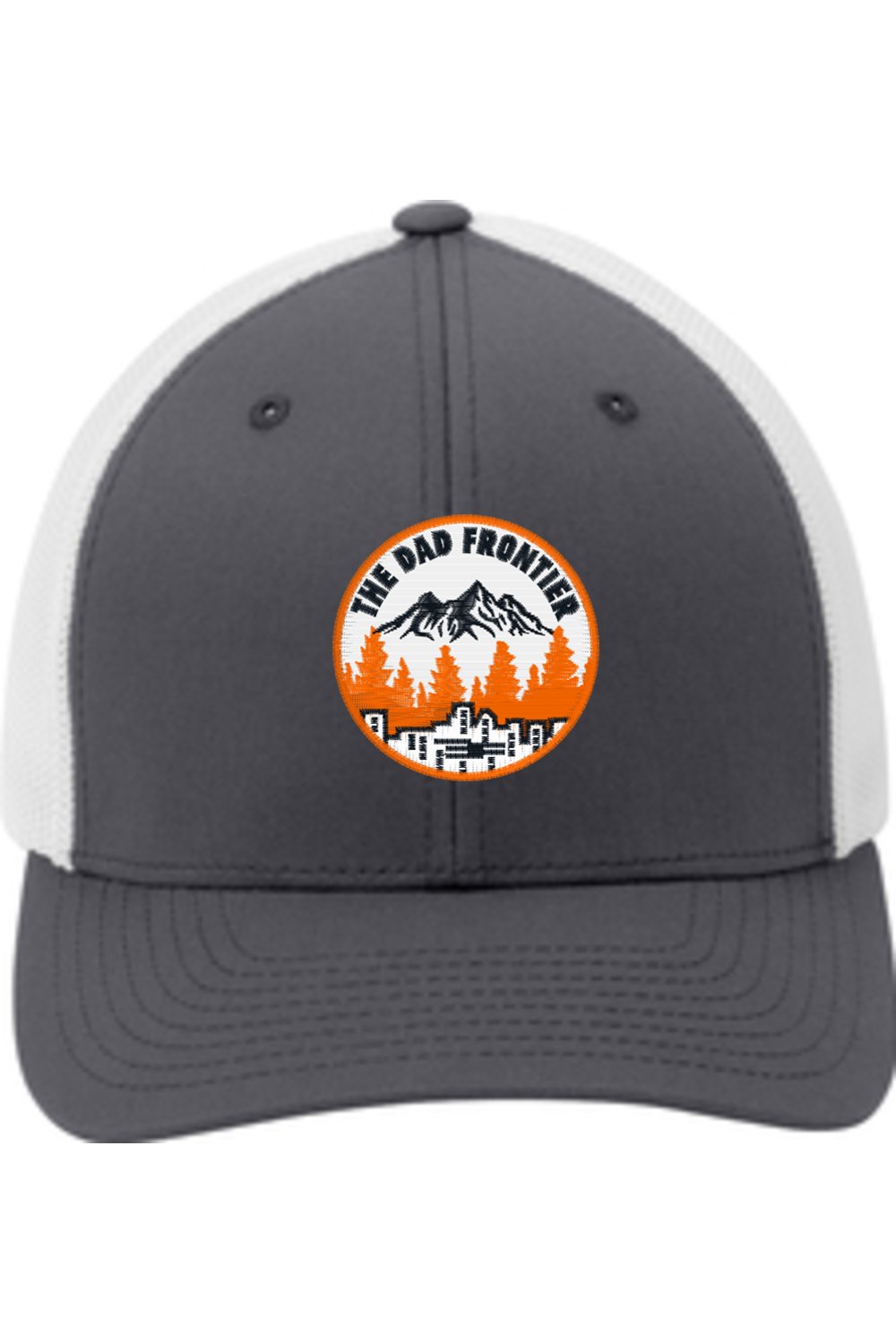 The Dad Frontier Trucker Cap - Orange - The Dad Frontier