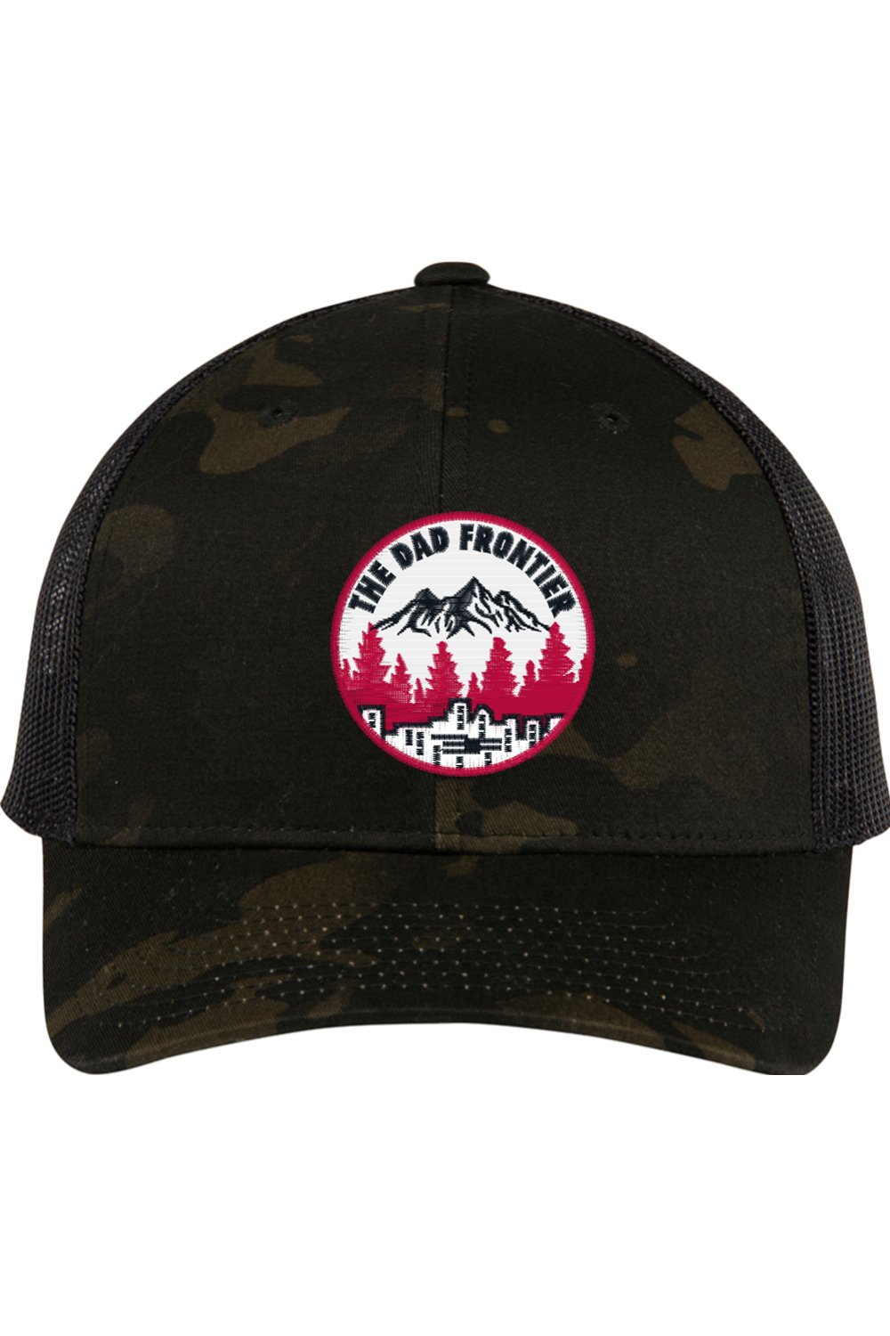 The Dad Frontier Trucker Cap - Red - The Dad Frontier