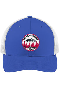 Thumbnail for The Dad Frontier Trucker Cap - Red - The Dad Frontier