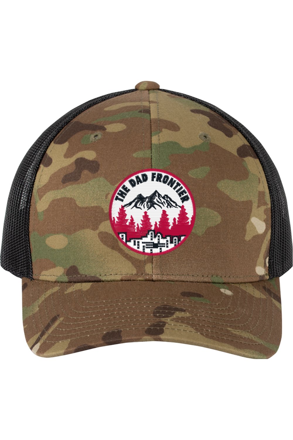 The Dad Frontier Trucker Cap - Red - The Dad Frontier