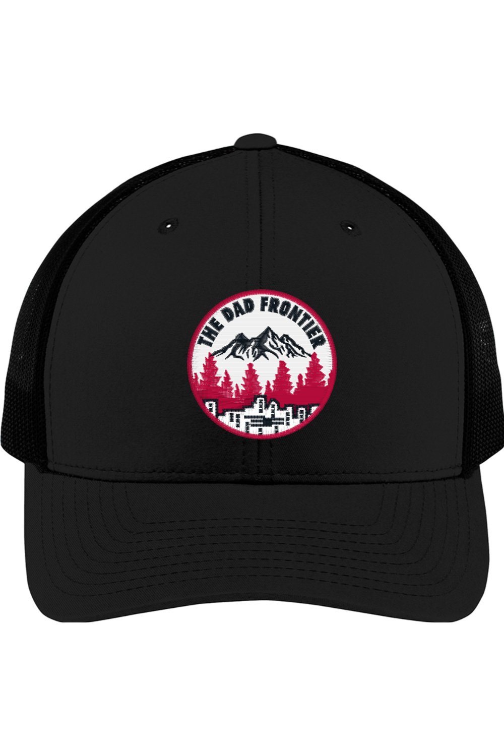 The Dad Frontier Trucker Cap - Red - The Dad Frontier