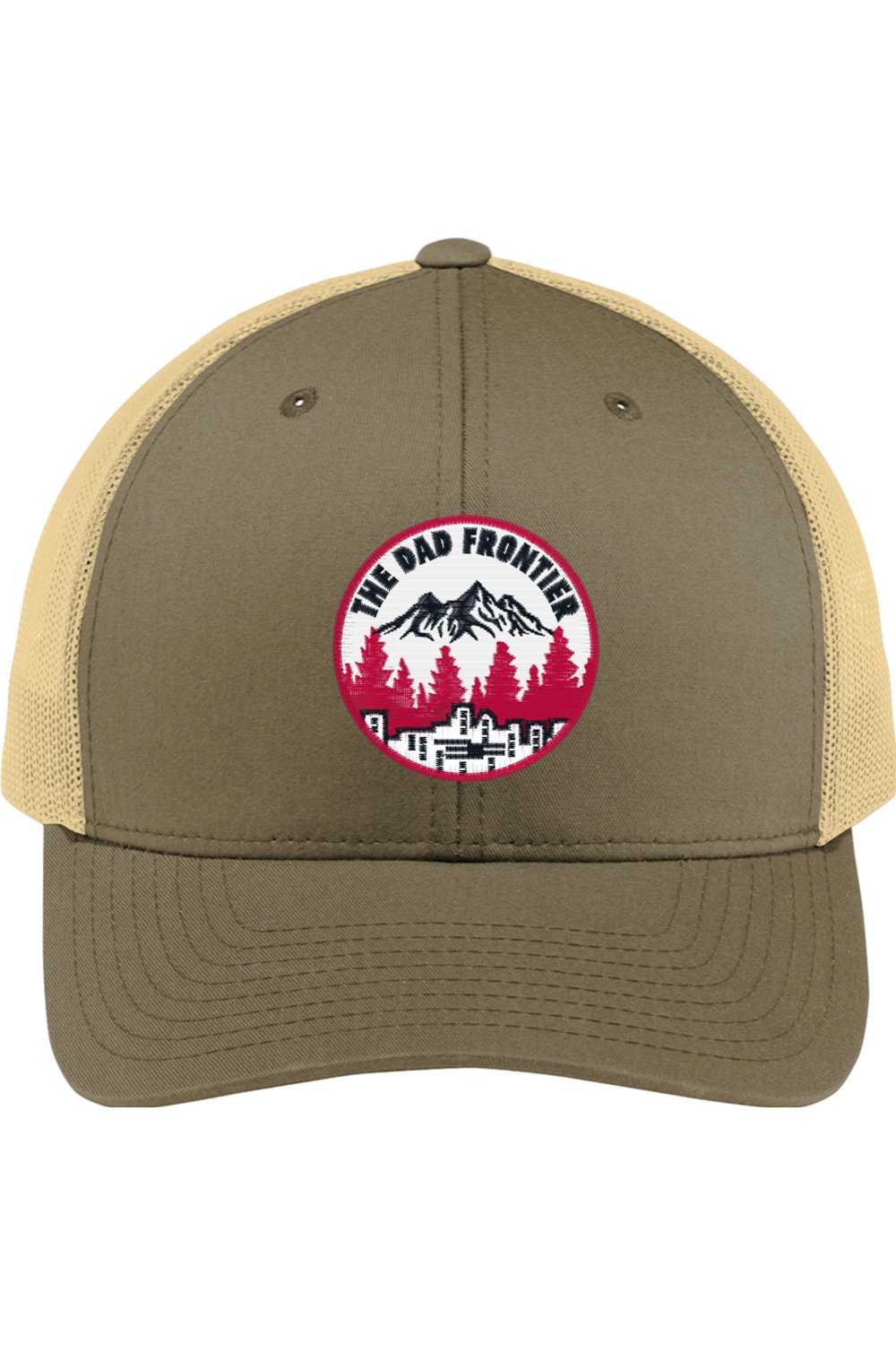 The Dad Frontier Trucker Cap - Red - The Dad Frontier