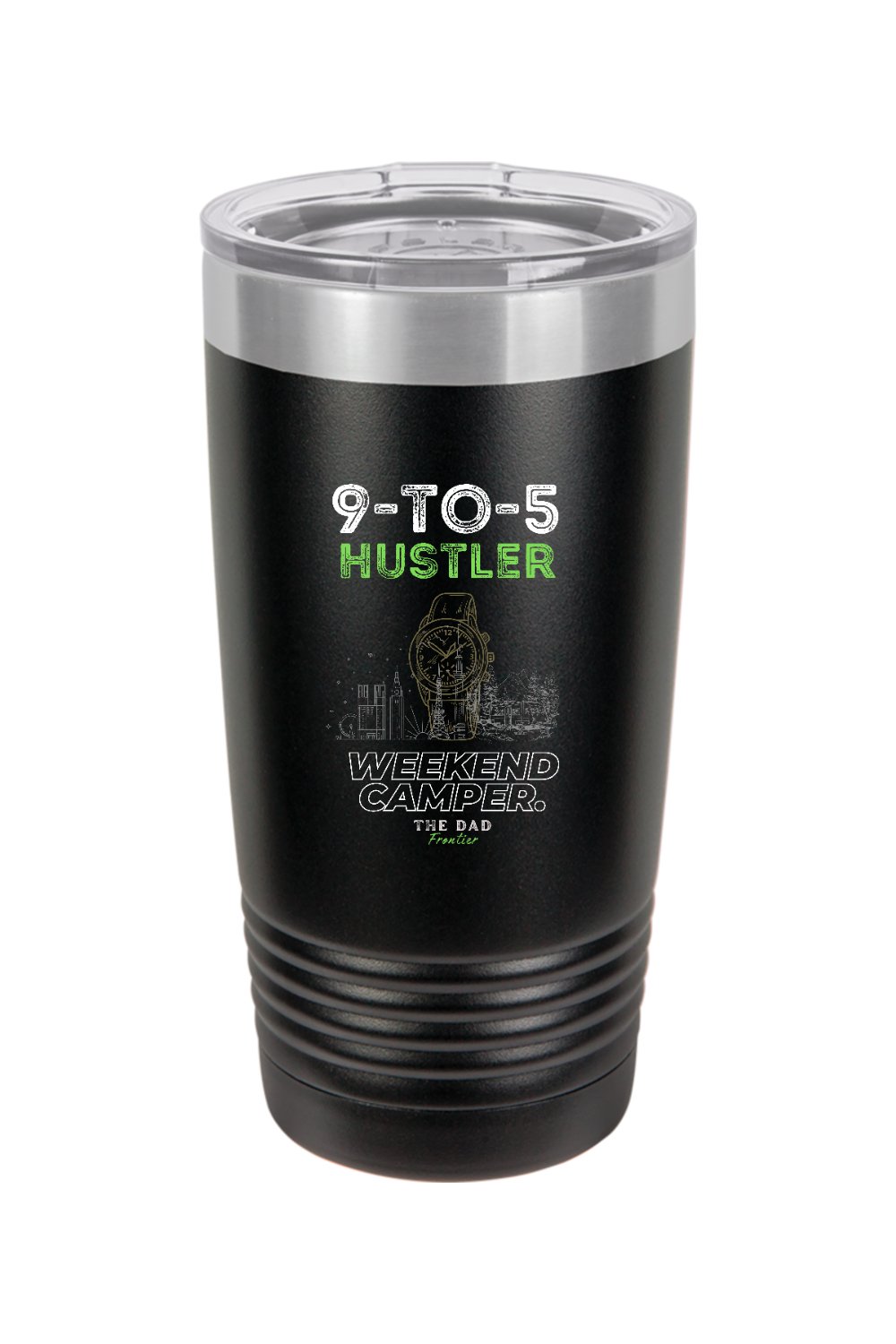 9 to 5 Hustler Tumbler 20oz - The Dad Frontier