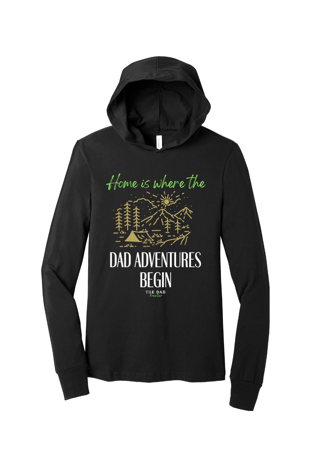 Dad Adventure Begins Lightweight Hoodie - The Dad Frontier