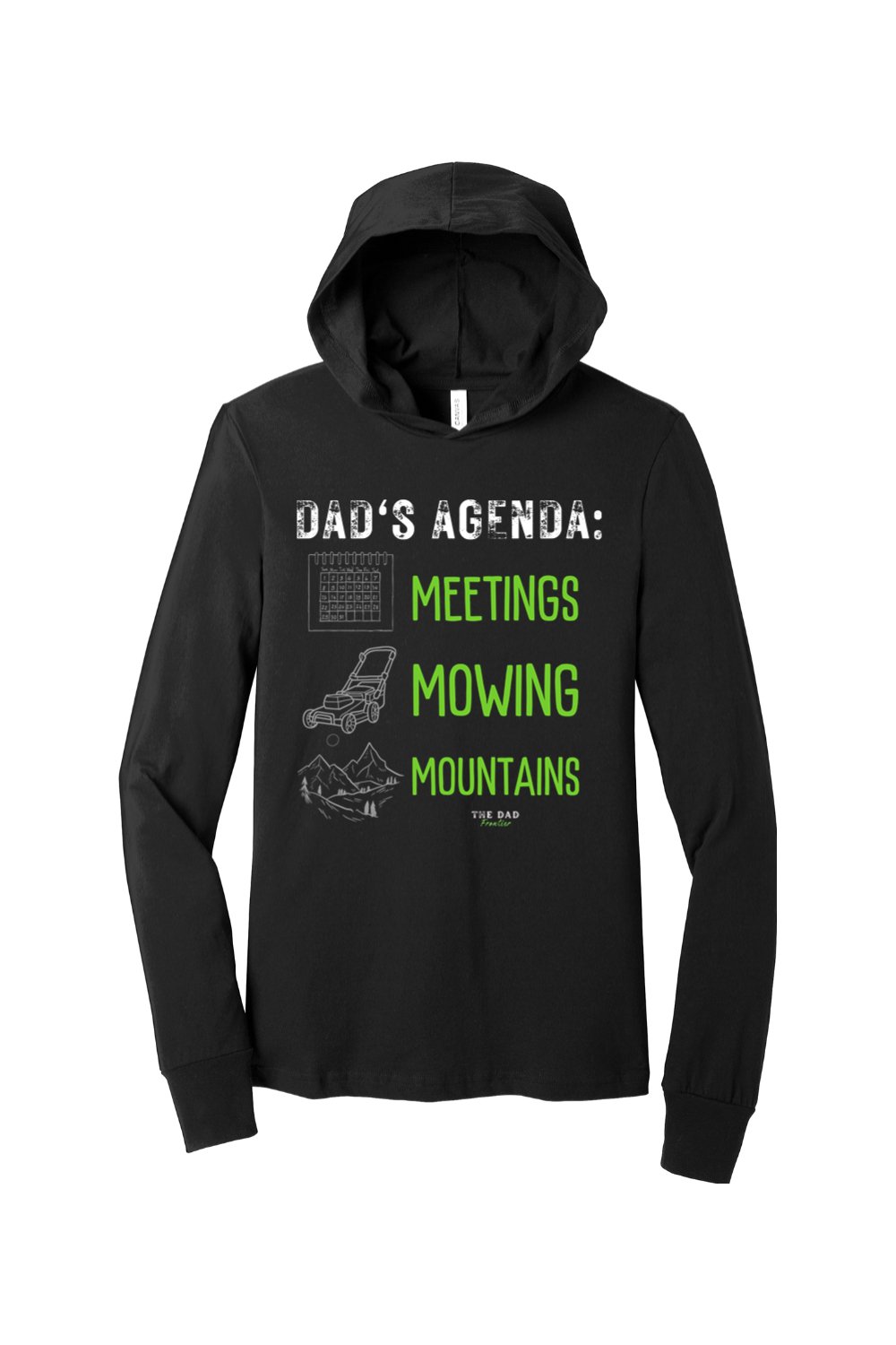 Dad's Agenda Lightweight Hoodie - The Dad Frontier