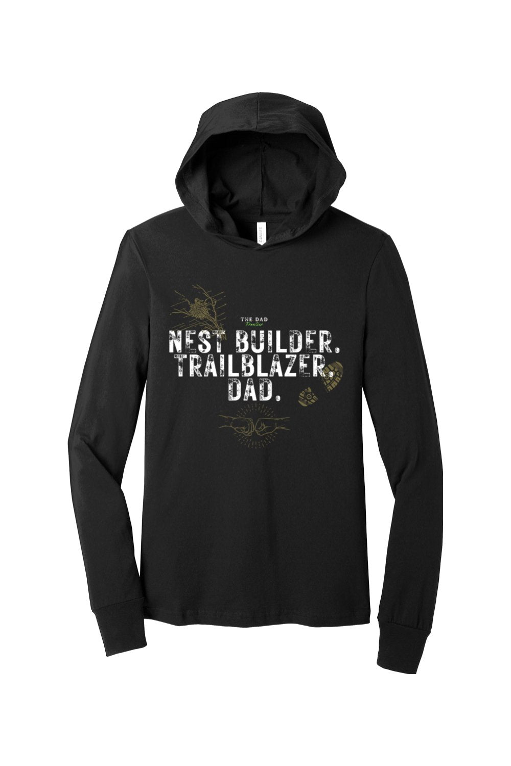 Nest Builder. Trailblazer Dad Lightweight Hoodie - The Dad Frontier