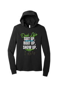 Thumbnail for Suit Up, Boot Up, Show Up Lightweight Hoodie - The Dad Frontier