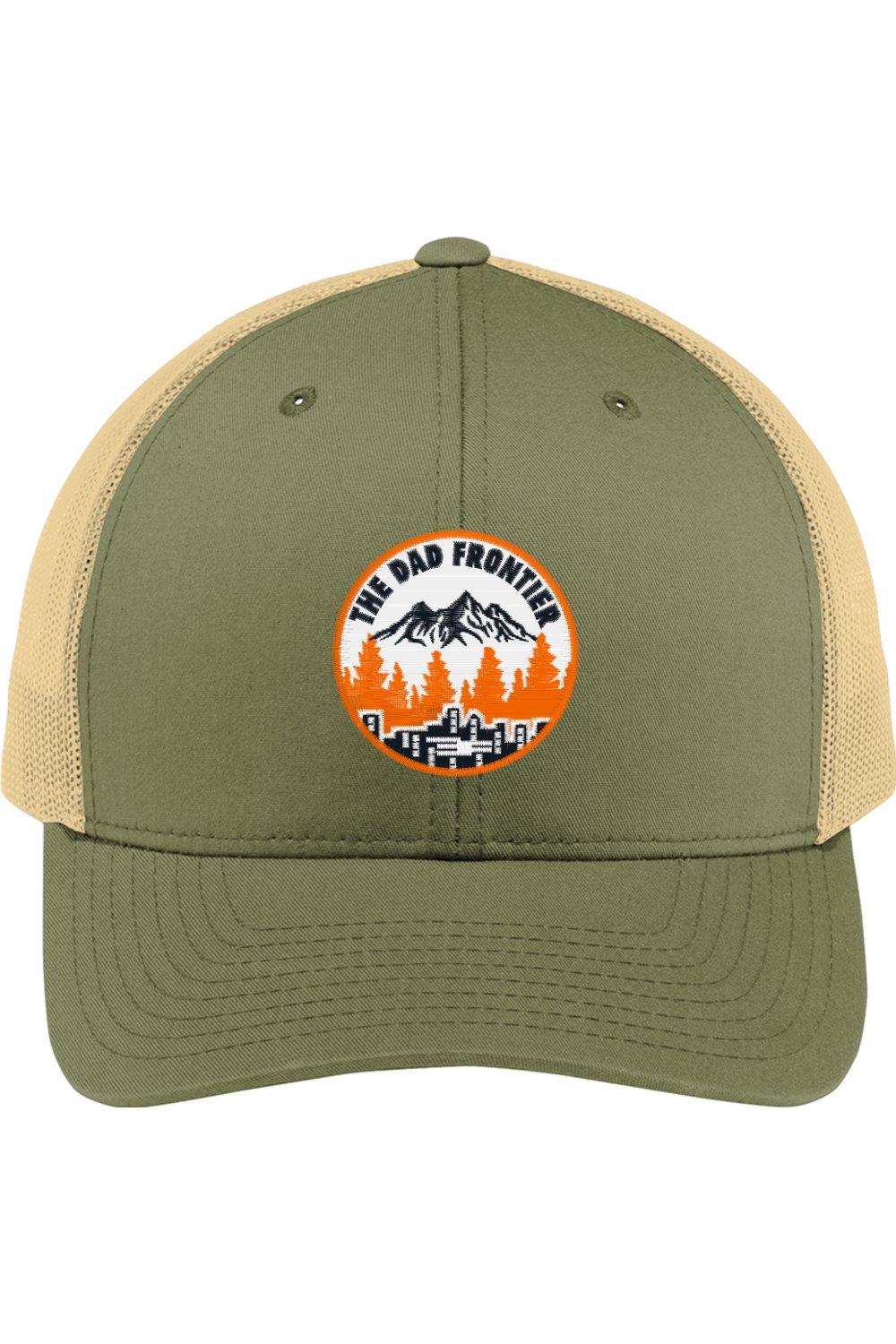 The Dad Frontier Trucker Cap - Orange - The Dad Frontier