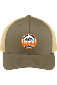 Thumbnail for The Dad Frontier Trucker Cap - Orange - The Dad Frontier