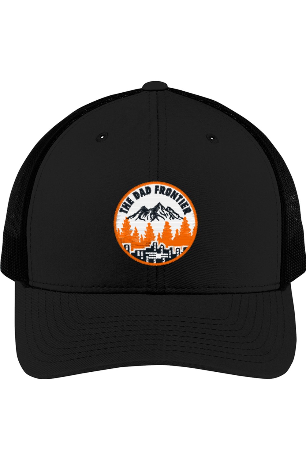 The Dad Frontier Trucker Cap - Orange - The Dad Frontier