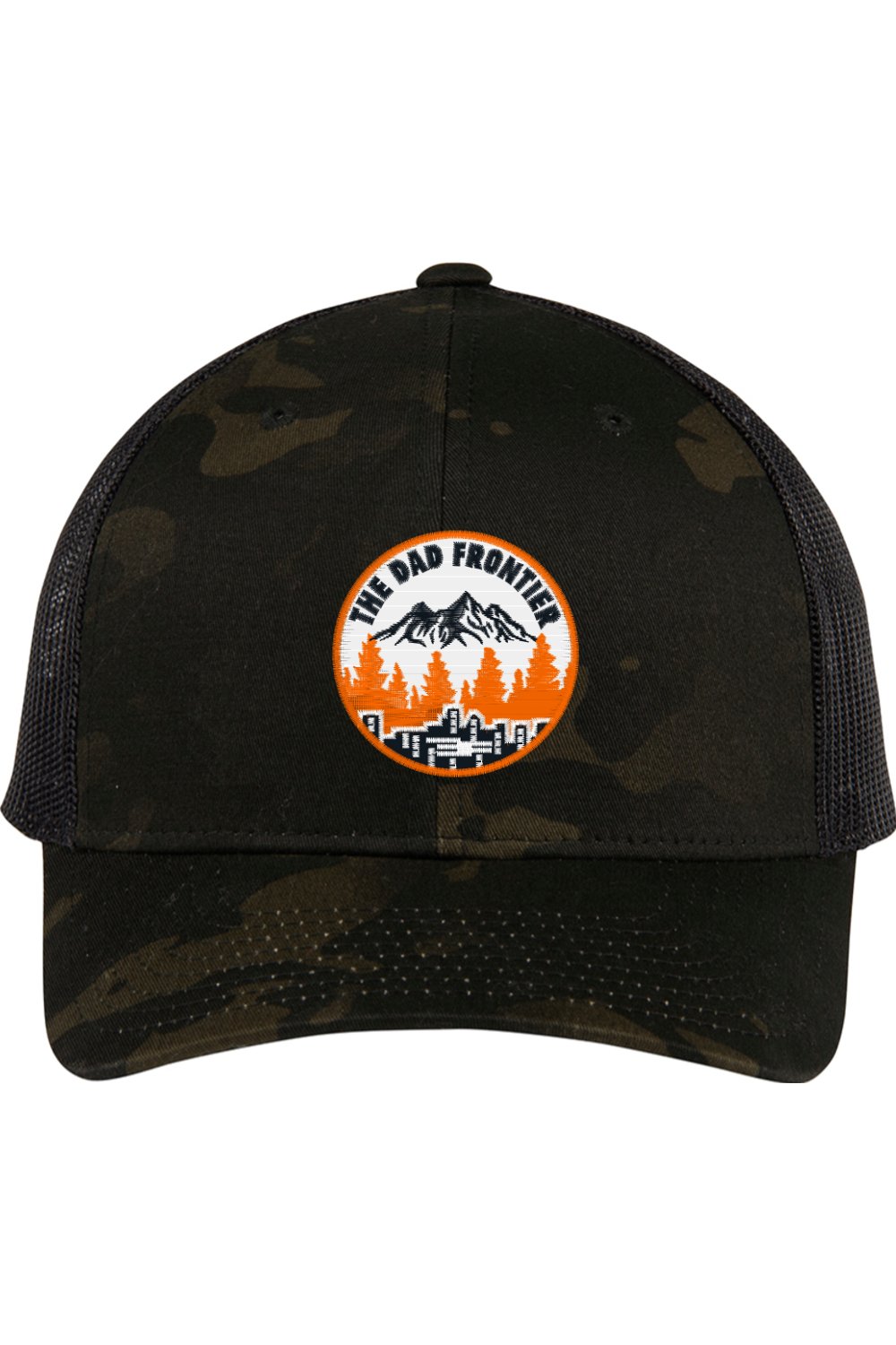 The Dad Frontier Trucker Cap - Orange - The Dad Frontier