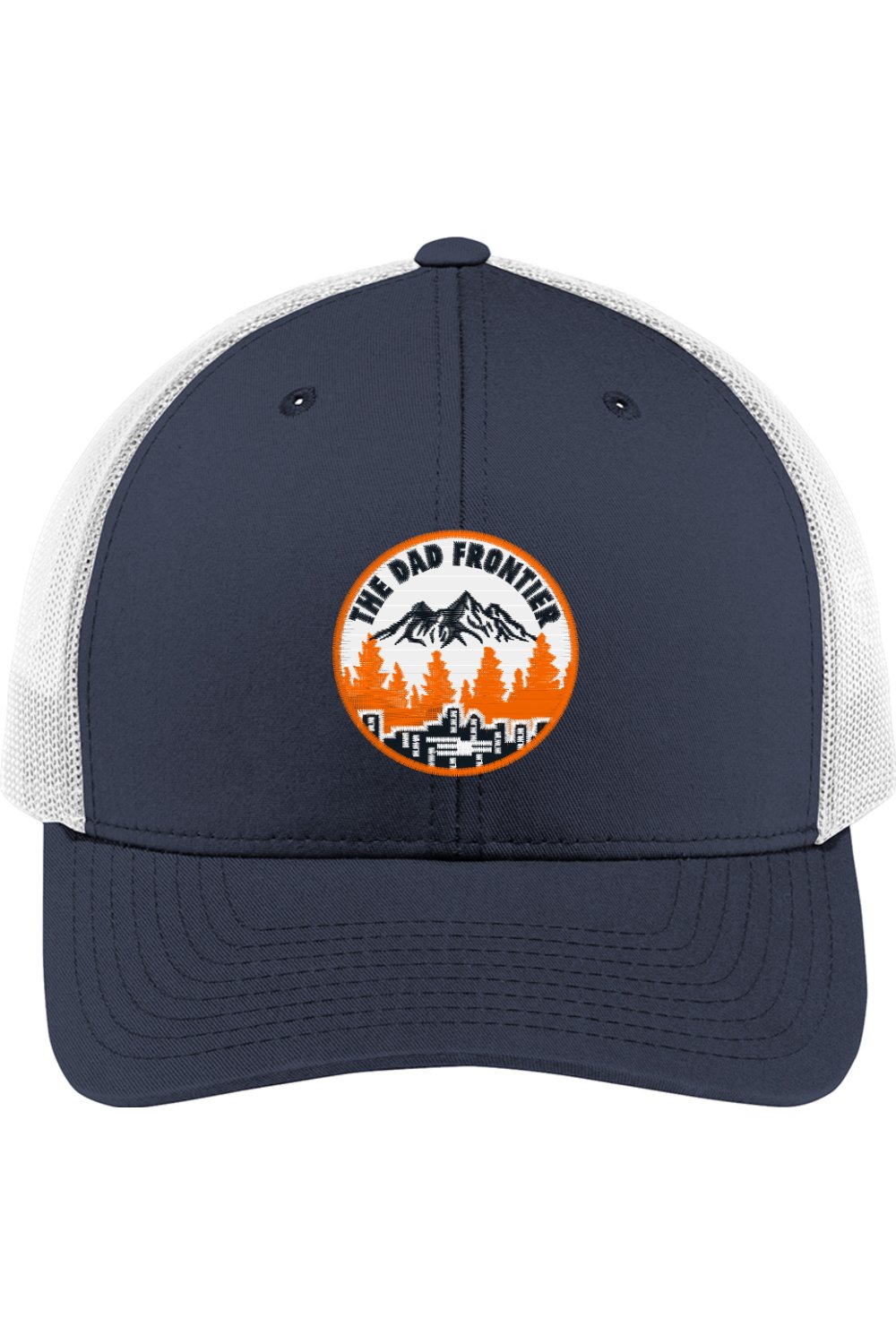 The Dad Frontier Trucker Cap - Orange - The Dad Frontier