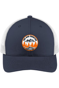 Thumbnail for The Dad Frontier Trucker Cap - Orange - The Dad Frontier