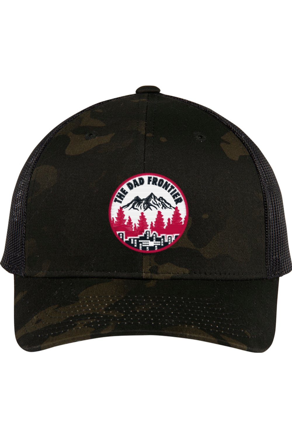 The Dad Frontier Trucker Cap - Red - The Dad Frontier