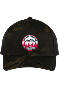 Thumbnail for The Dad Frontier Trucker Cap - Red - The Dad Frontier