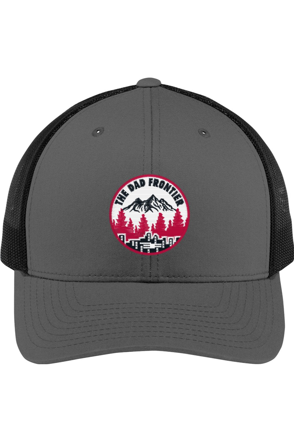 The Dad Frontier Trucker Cap - Red - The Dad Frontier