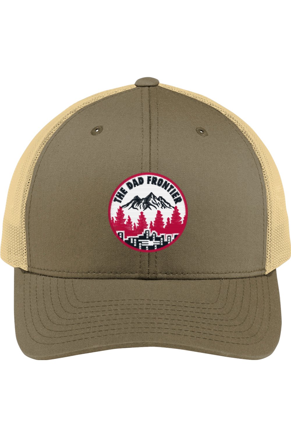 The Dad Frontier Trucker Cap - Red - The Dad Frontier