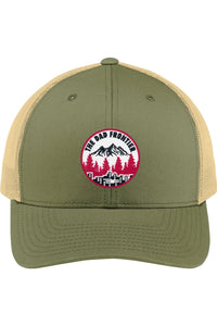 Thumbnail for The Dad Frontier Trucker Cap - Red - The Dad Frontier