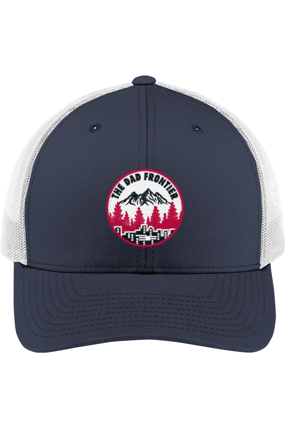 The Dad Frontier Trucker Cap - Red - The Dad Frontier