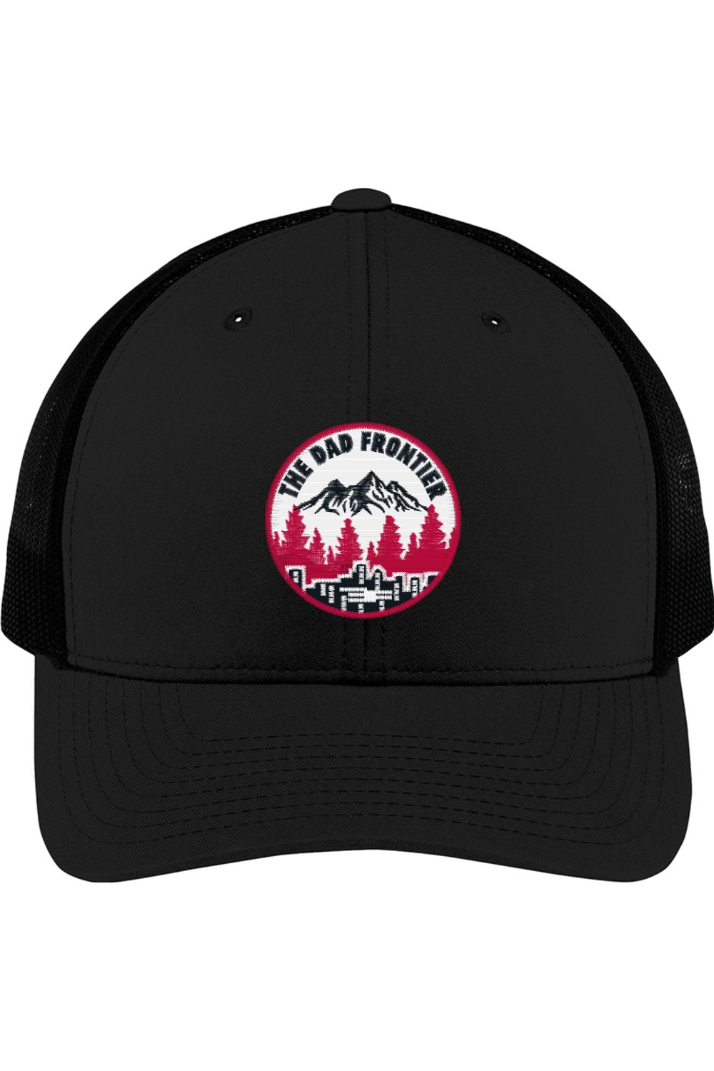 The Dad Frontier Trucker Cap - Red - The Dad Frontier