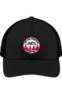 Thumbnail for The Dad Frontier Trucker Cap - Red - The Dad Frontier